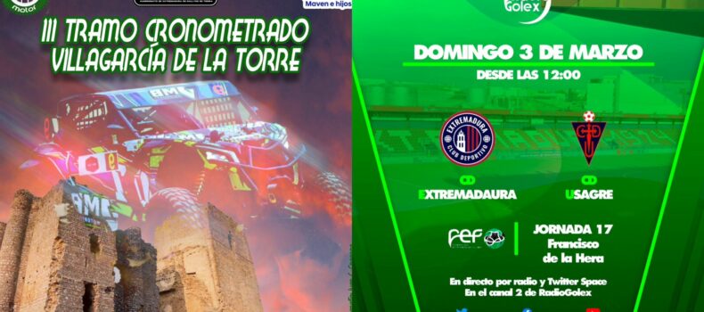 DIRECTO: Rallye y Fútbol – Domingo 3 de marzo