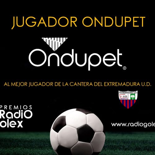 TROFEO ONDUPET – MEJOR JUGADOR CANTERA EXTREMADURA UD